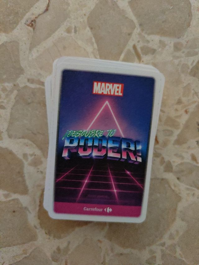 50 CARTAS DE MARVEL. NUEVAS