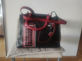 Bolso decorativo dibujos Londres