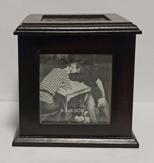 Caja Almacenaje Madera Portafotos