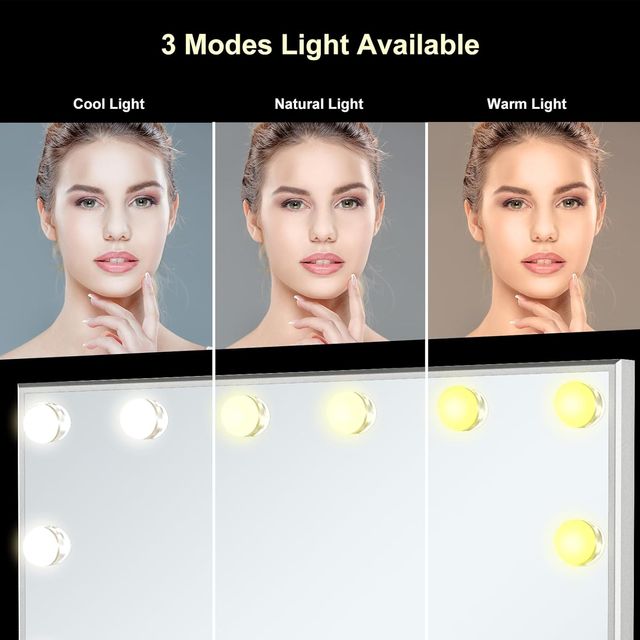 Espejo Maquillaje con Luz Profesional