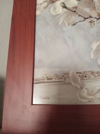 Cuadro  70x60 marco madera