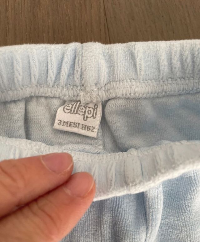 completo neonato 3/6 mesi in ciniglia 