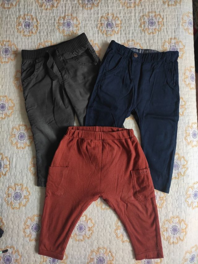 Pantalón bebé 12-18 meses de Zara. Sueltos o lote