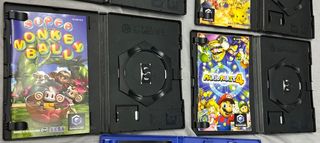 2 cajas gamecube MARIO PARTY 4 y SUPER MONKEY BALL
