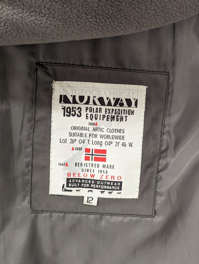 Chaqueta  Georgrafical norway - 12 años