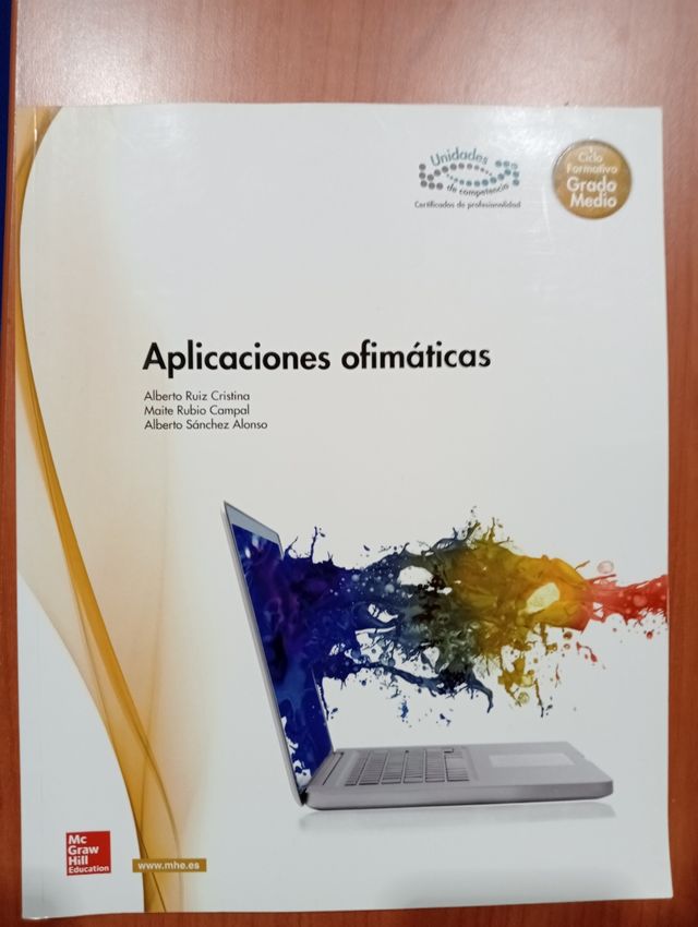 Aplicaciones ofimáticas FP gr. medio 9788448180409