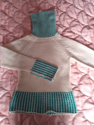Jersey verde y blanco