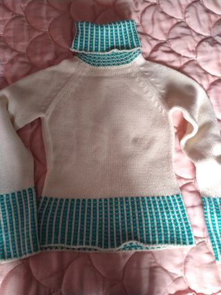 Jersey verde y blanco