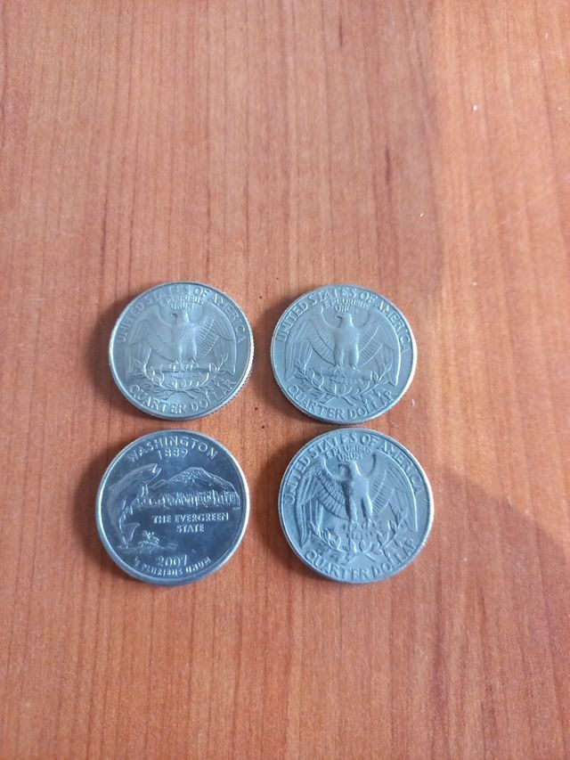 Lotería n.4 cuartos de dólar