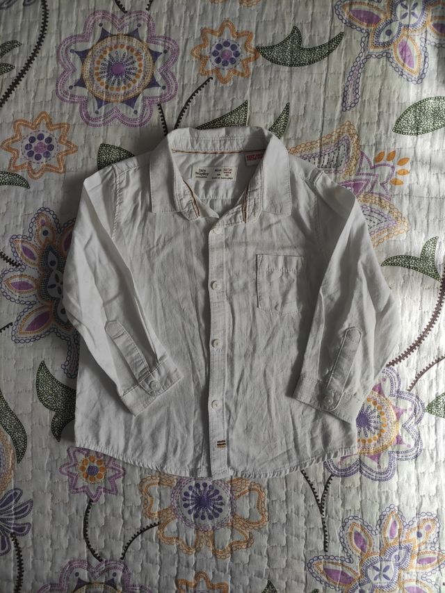 4 camisas bebé Zara 12-18 meses. Lote o sueltas