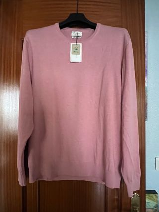 jersey rosa algodon Emidio Tucci Tallas grandes 