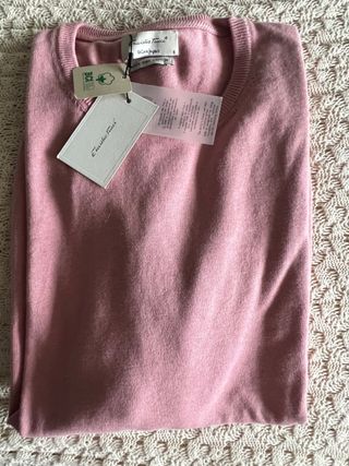 jersey rosa algodon Emidio Tucci Tallas grandes 