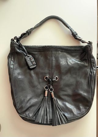 Bolso negro piel