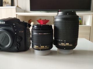 Nikon d7200 con objetivos