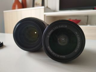 Nikon d7200 con objetivos