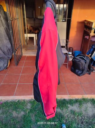 Chaqueta moto larga talla L