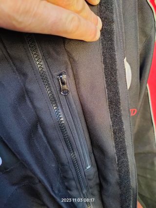 Chaqueta moto larga talla L