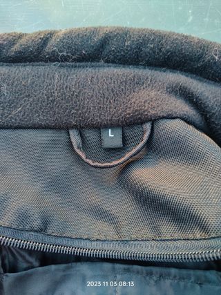 Chaqueta moto larga talla L