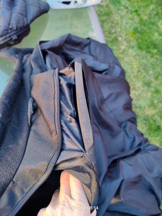 Chaqueta moto larga talla L