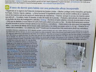 SACO ANTIMOSQUITOS GROBAG 0-6 MESES / TOG 0.5