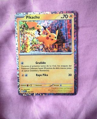 Carta exclusiva Pikachu