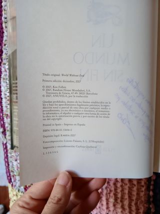 LIBRO "UN MUNDO SIN FIN"