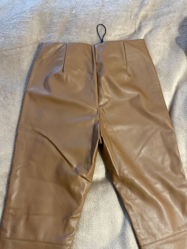 pantalon polipiel zara niña 10 años