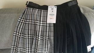 FALDA 36 MINIFALDA PLISADA TABLAS CUADROS 