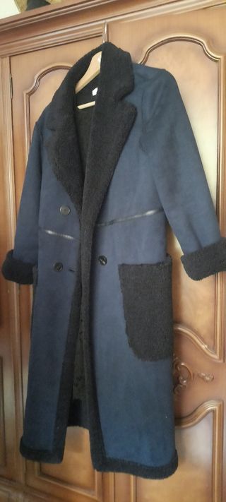 Chaquetón azul marino forrado