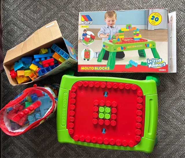 Bloques de construcción Molto y Mega Bloks