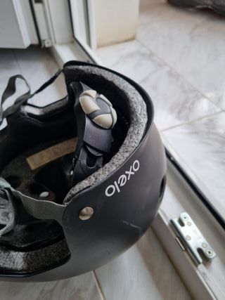 Casco Oxelo  negro niño Patinete, Patines, Skate 