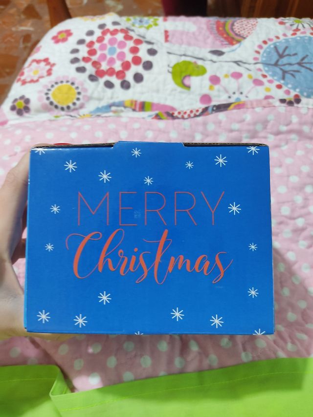 Taza cambio color Merry Christmas Nueva