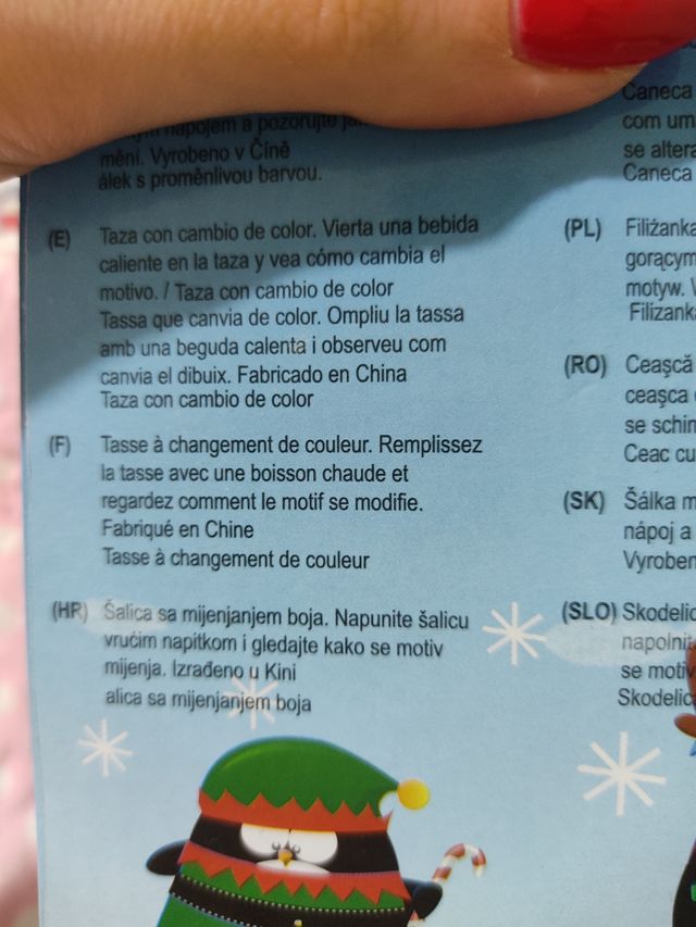 Taza cambio color Merry Christmas Nueva