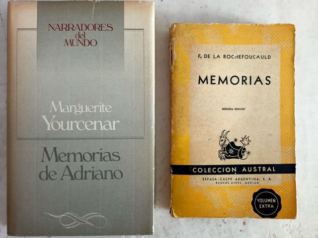 Memorias de Adriano y Rochefoucault