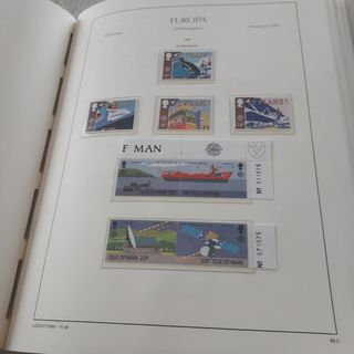 Tema Europa 1988 sellos y hojas
