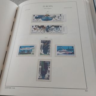 Tema Europa 1988 sellos y hojas
