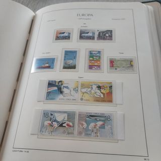 Tema Europa 1988 sellos y hojas