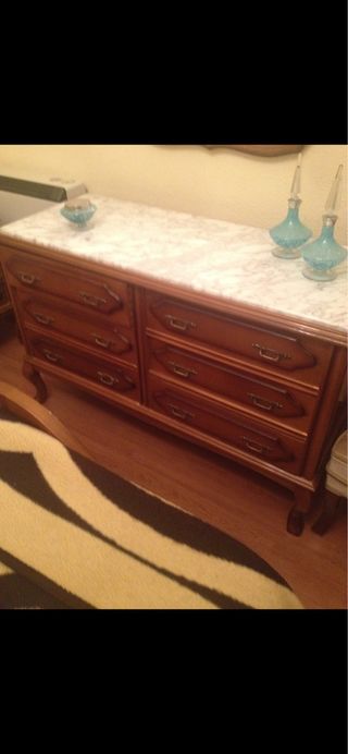 DORMITORIO MADERA cama /comoda /dos mesillas
