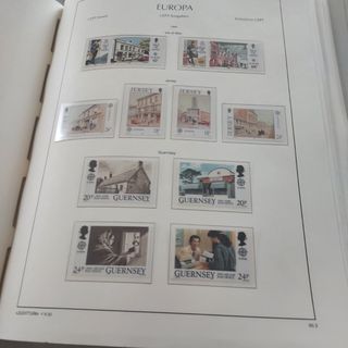 Tema Europa 1990 colección sellos
