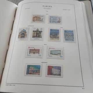 Tema Europa 1990 colección sellos