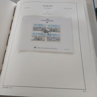 Tema Europa 1990 colección sellos