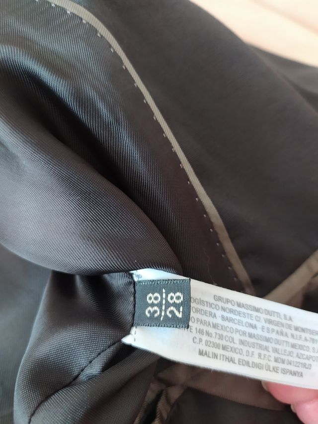 Abrigo mujer Massimo Dutti. T38