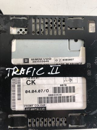 Sistema navegacion gps Renault trafic 2