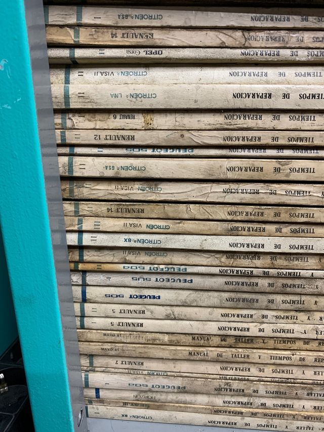 Manuales de taller coches clasicos. 