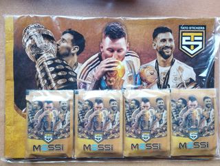 Último! Álbum cromos Messi completo a pegar Qatar