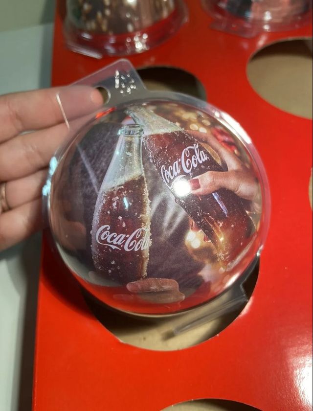 Palline di natale addobbi Coca Cola
