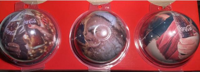 Palline di natale addobbi Coca Cola