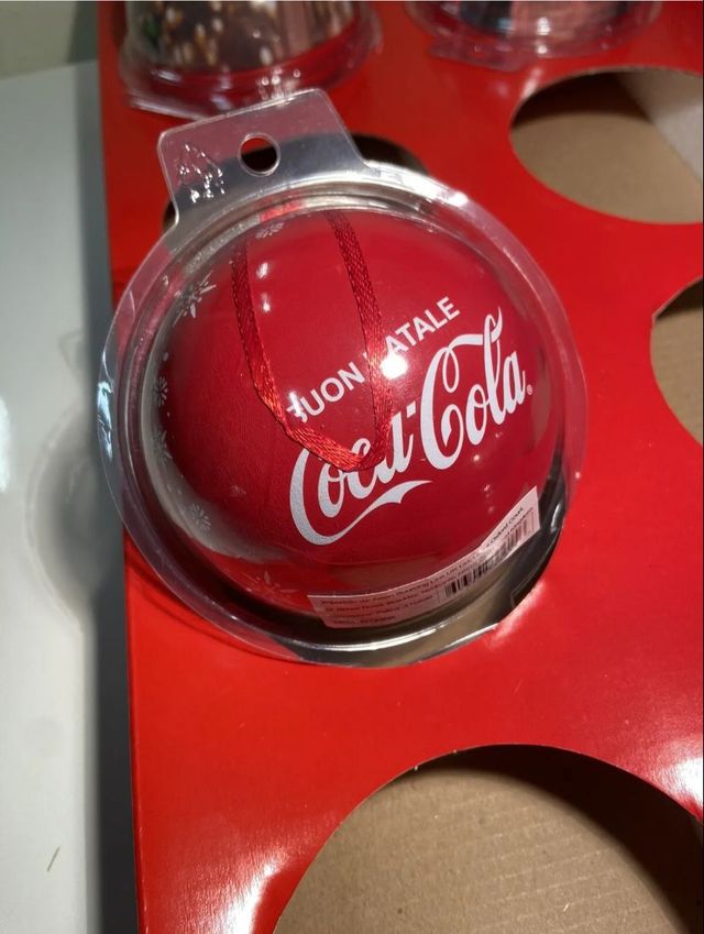 Palline di natale addobbi Coca Cola