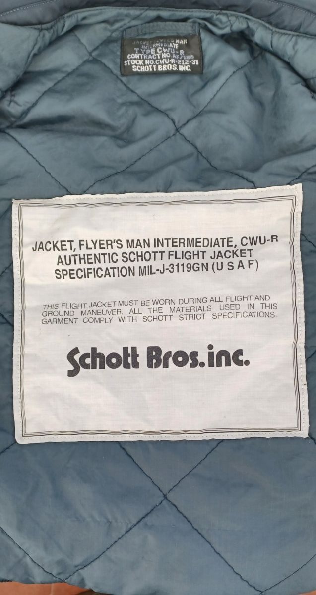 Cazadora Schott Original Bomber Talla S