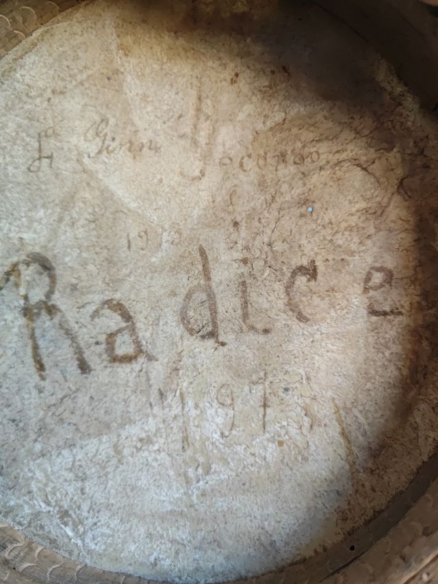 Tamburella dipinta inizio 900